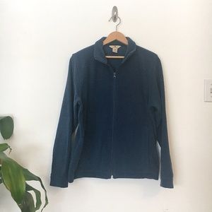 Woolrich | Teal Fleece Zip-Up